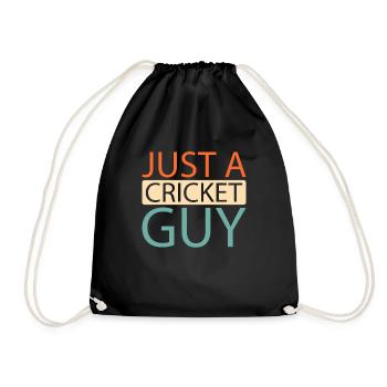 Cricket Just A Cricket Guy - Drawstring Bag - black - Front
