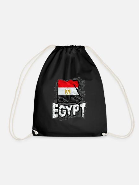 Ägypten - Turnbeutel - Schwarz