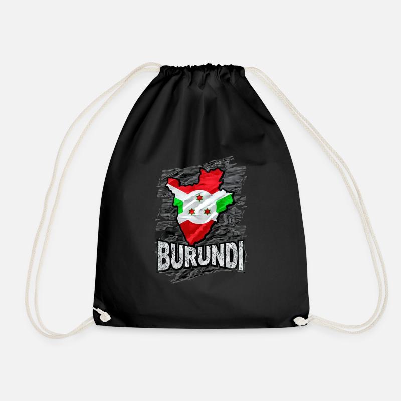 Burundi - Sac de sport léger - noir