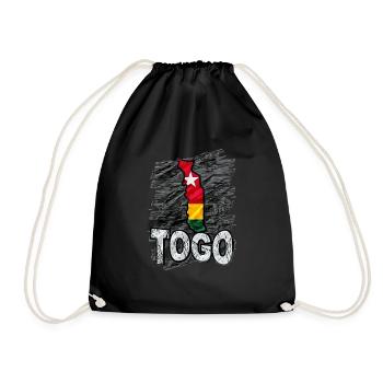 Togo - Drawstring Bag - black - Front