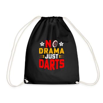 Darts Player Steeldart Funny Dart 180 Darts - Turnbeutel - Schwarz - Vorne