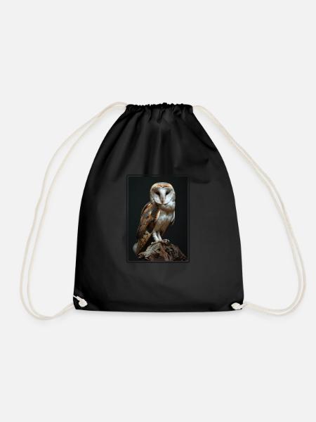Barn Owl Schleiereulen Schleiereule - Turnbeutel - Schwarz