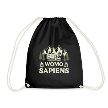 Womo Sapiens - Turnbeutel - Schwarz - Vorne