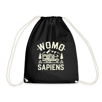 Womo Sapiens - Turnbeutel - Schwarz - Vorne
