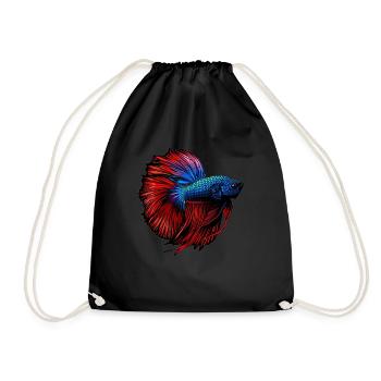 Bettas Betta Poisson Betta - Sac de sport léger - noir - Devant