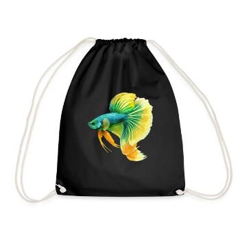 Bettas Betta Poisson Betta - Sac de sport léger - noir - Devant