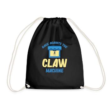 Rage Against The Claw Machine Lover Vending - Drawstring Bag - black - Front
