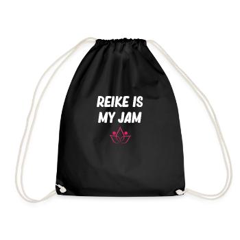 Reiki est ma guérison du chakra de la confiture, bouddhiste - Sac de sport léger - noir - Devant