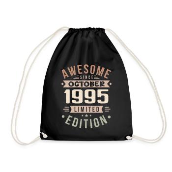 Légende Depuis Octobre 1995 Anniversaire Octobre 1995 - Sac de sport léger - noir - Devant