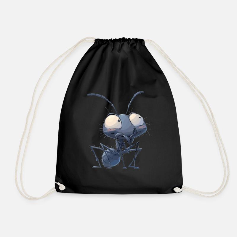 Ant Ameisen Ameise - Turnbeutel - Schwarz