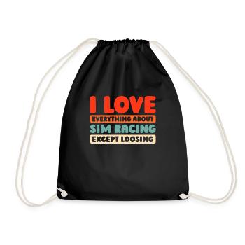 Sim Racing - Sac de sport léger - noir - Devant