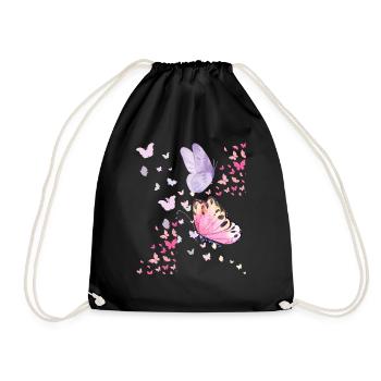 butterfly - Sac de sport léger - noir - Devant