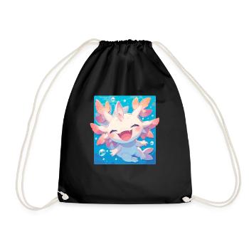 Axolotls Axolotl - Sac de sport léger - noir - Devant