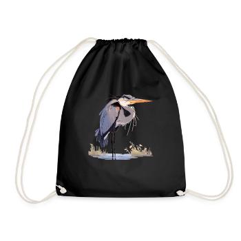 Héron Reiher - Sac de sport léger - noir - Devant