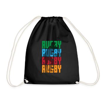 Rugby Rugby Rugby Rugby Rugby à Bunt - Sac de sport léger - noir - Devant
