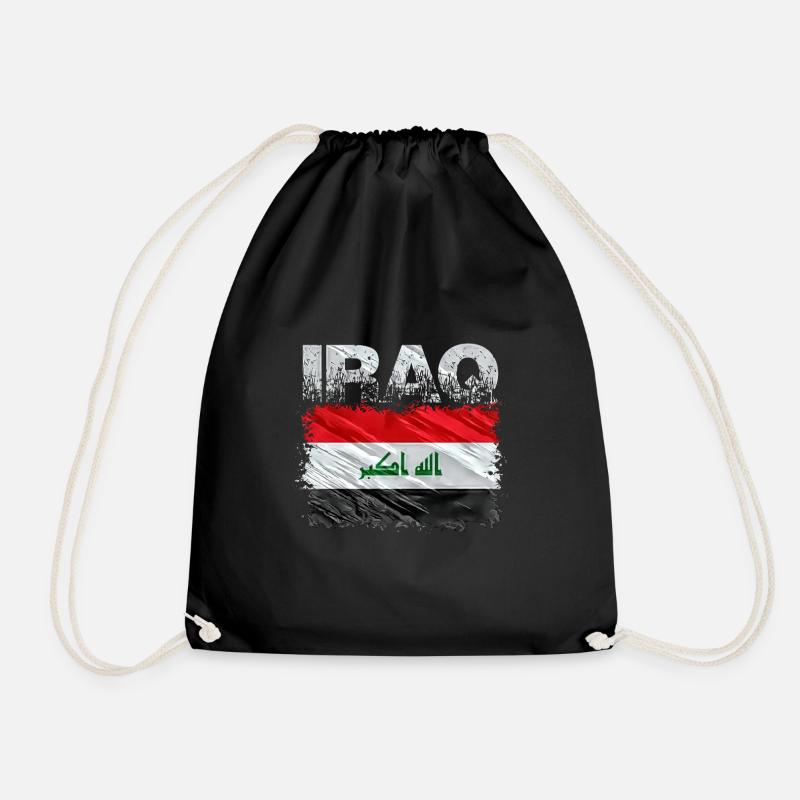 Irak - Turnbeutel - Schwarz