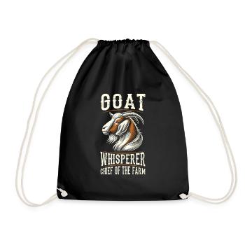 Chèvre Chef de la Ferme - Sac de sport léger - noir - Devant
