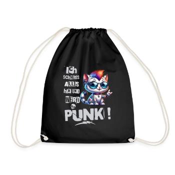 Mir Egal - Schmeiss alles hin werd Punk Punkrock - Turnbeutel - Schwarz - Vorne