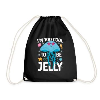 Drôle de méduse - Sac de sport léger - noir - Devant