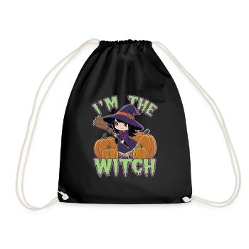 Halloween Witch I'm The Witch Halloween - Turnbeutel - Schwarz - Vorne