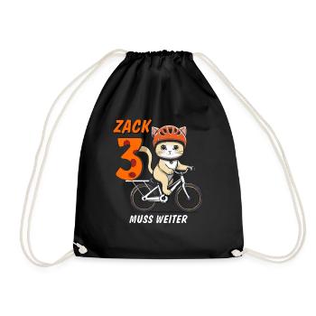 LA MOTO DE CHAT DOIT CONTINUER ZACK TROIS - Sac de sport léger - noir - Devant