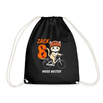 LA MOTO DE CHAT DOIT CONTINUER ZACK EIGHT - Sac de sport léger - noir - Devant