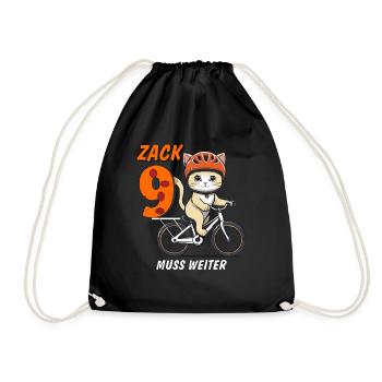 LA MOTO DE CHAT DOIT CONTINUER ZACK NINE - Sac de sport léger - noir - Devant