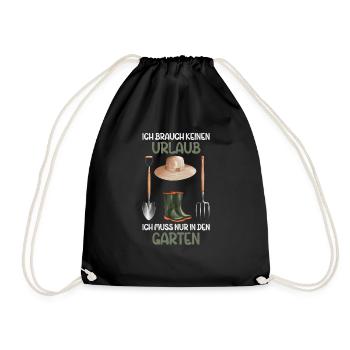 Jardin Jardinage Plantes Jardiniers Jardiniers Amateurs - Sac de sport léger - noir - Devant