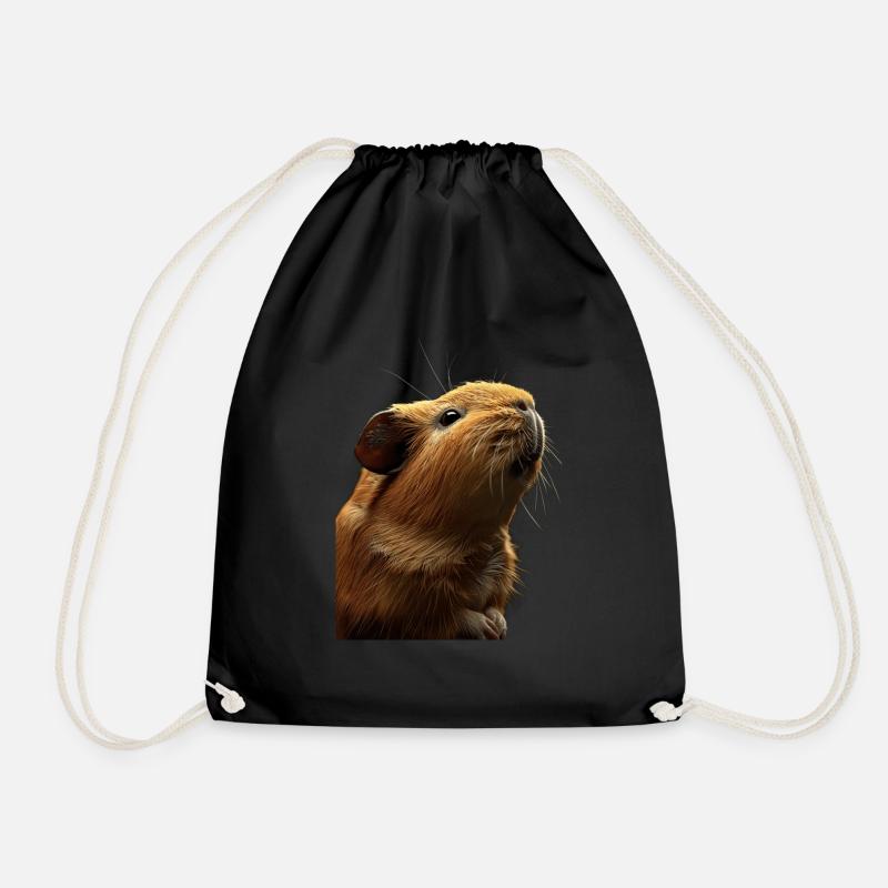 Meerschweinchen - Turnbeutel - Schwarz