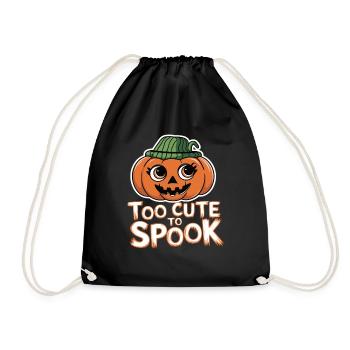 Zu Niedlich Zum Gruseln Halloween - Turnbeutel - Schwarz - Vorne