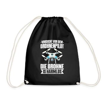 Pilote de drone quadricoptère Quadricoptère volant - Sac de sport léger - noir - Devant