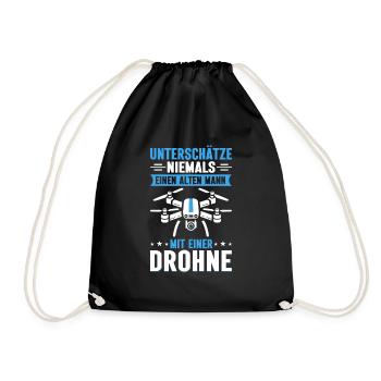 Pilote de drone quadricoptère Quadricoptère volant - Sac de sport léger - noir - Devant