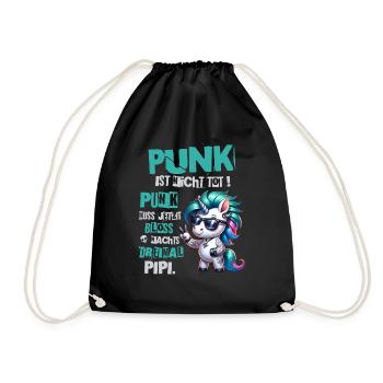 Festival Fun Je suis vieux mais le punk n’est pas mort - Sac de sport léger - noir - Devant