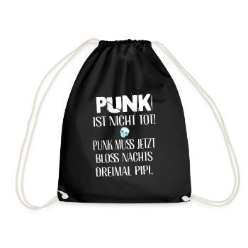 Festival Fun Je suis vieux mais le punk n’est pas mort - Sac de sport léger - noir - Devant