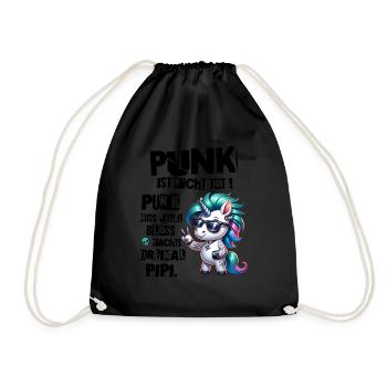 Festival Fun Je suis vieux mais le punk n’est pas mort - Sac de sport léger - noir - Devant