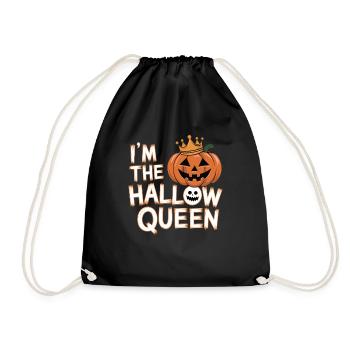Halloween Women's Costume - Drawstring Bag - black - Front