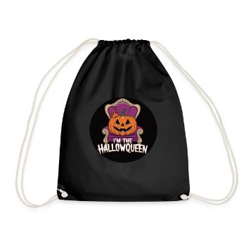 Halloween Women's Costume - Drawstring Bag - black - Front