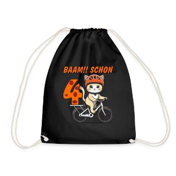 VÉLO CHAT BAAM !! DÉJÀ QUATRE - Sac de sport léger - noir - Devant