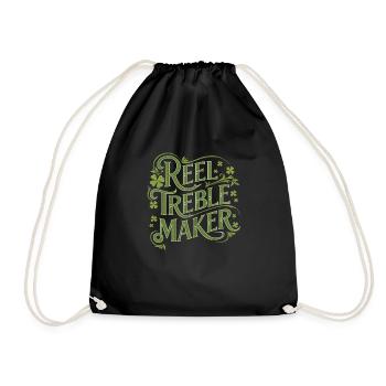 Irish Dance Irischer Tanz - Drawstring Bag - black - Front