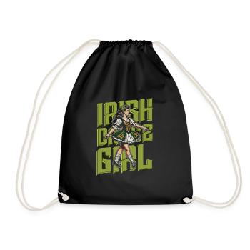 Irish Dance Irischer Tanz - Drawstring Bag - black - Front