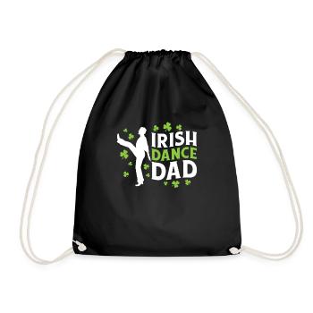 Irish Dance Irischer Tanz - Drawstring Bag - black - Front