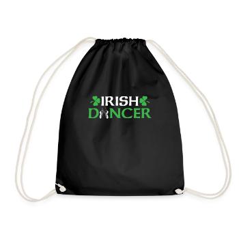 Irish Dance Irischer Tanz - Turnbeutel - Schwarz - Vorne