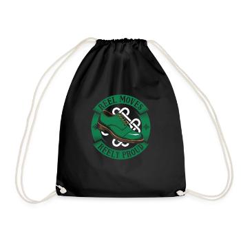 Irish Dance Irischer Tanz - Turnbeutel - Schwarz - Vorne