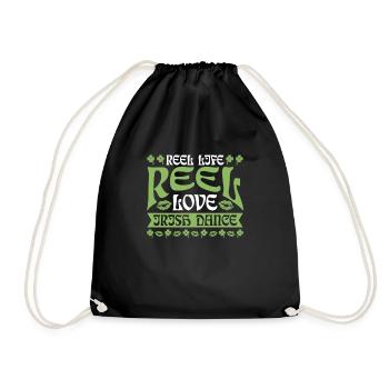 Irish Dance Irischer Tanz - Turnbeutel - Schwarz - Vorne