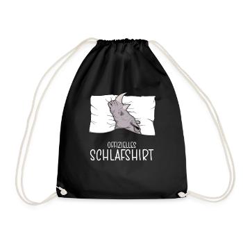 Chemise de nuit officielle Rhinocéros, Rhinocéros - Sac de sport léger - noir - Devant