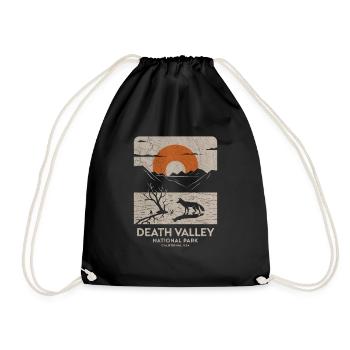 Death Valley National Park, California, USA - Drawstring Bag - black - Front