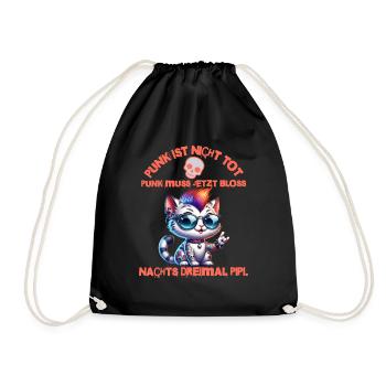 Punk Rock - Je suis vieux mais le punk n’est pas mort - Sac de sport léger - noir - Devant