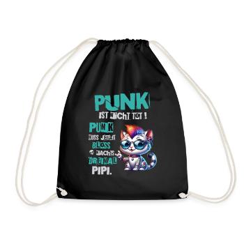 Punk Rock - Je suis vieux mais le punk n’est pas mort - Sac de sport léger - noir - Devant