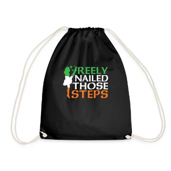 Irish Dance Irischer Tanz - Drawstring Bag - black - Front
