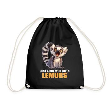 Lémuren Lémuriens Lémurien - Sac de sport léger - noir - Devant